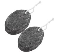 DIYEAH Lot de 2 Pierres Ponces pour Pieds Noirs D'œuf, Exfoliant Multiporeux pour Callosités et Peaux Mortes, Outil de Soin Plantaire pour Talons Secs et Rugueux, Kit Pédicure Hygiénique