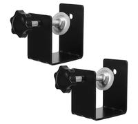 DIYEAH Lot de 2 Pinces de Fixation en Acier 3 Mm pour Façade de Tiroir, Serrage-étau G Réglable Antidérapant, Outil Manuel pour Installation Précise de Panneaux Avant de Tiroirs Meubles