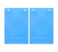 DIYEAH Lot de 2 Porte-brochures muraux - Présentoir en Acrylique pour Flyers de Bureau - Porte-Documents Vertical Format A4 Transparent pour Flyers, Magazines, dépliants et menus