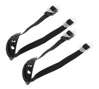 DIYEAH Lot de 2 Sangles de Mentonnière Réglables Noires pour Casque de Sécurité Mentonnières Résistantes à l'usure Protection du Menton Accessoires Pratiques pour Usage Industriel et