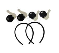 DIYEAH Lot de 2 Serrage-têtes Sportifs de Boule de Bowling, Accessoires Cheveux pour Fête Sportive, Bandeaux Légers et Décoratifs pour Soirée et Événement Sportif