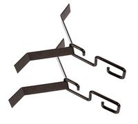 DIYEAH Lot de 2 Set de Crochets en Métal pour Chaîne de Pluie Adaptateurs d'Installation pour Gouttière Extérieure Résistants à la Décoloration Accessoires Pratiques pour Jardin et