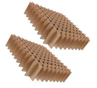 DIYEAH Lot de 2 set de Séparateurs en Carton Kraft 200X200X50 MM Inserts Quadrillés pour Boîtes D’Emballage Protection Renforcée pour Verrerie et Vaisselle Cloisons Emboîtables pour