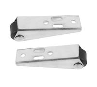 DIYEAH Lot de 2 Sets de Poulies de Support Porte en Bois Acier Solide Poulie de Fond Coulante Roue de Clôture de Cour Anti-affaissement pour Porte Coulissante Usage Jardin Mobilier 2 Ans