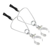 DIYEAH Lot de 2 Supports de Lampe Réglables à Pinces en Plastique et Fer pour Lampes Chauffantes de Reptiles Compatibles Terrariums et Aquariums Fixation Flexible et Stable pour