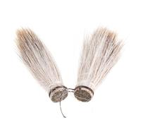 DIYEAH Lot de 2 Têtes de Pinceaux Chinois de Rechange N°3 Poils Haute Densité pour Calligraphie et Peinture Compatibles Multi-Stylos pour Atelier École et Maison