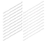 DIYEAH Lot de 20 Bandes de Cils pour poupées : 6 mm de Largeur, Faux Cils, Accessoires pour Loisirs créatifs, Fabrication de Jouets, décorations pour poupées, Animaux en Peluche, Noir et Marron
