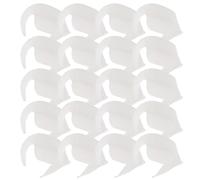 DIYEAH Lot de 20 Coussinets Anti-transpiration Invisibles pour Col de Chemise, Autocollants Absorbants Blancs, Bandeaux Jetables Respirants pour Hommes et Femmes, Protection les Taches