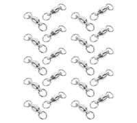 DIYEAH Lot de 20 Émerillons à Agrafe Pivotants 26 MM en Cuivre Résistant à la Corrosion Connecteurs Rotatifs à Roulement pour Porte-Clés Bracelets Perroquet et Usage en Extérieur