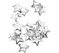 DIYEAH Lot de 20 Petites Pinces à Cheveux en Métal Forme Étoile à Cinq Branches, Clips D’étoiles Mignons Argentés, Légers et Résistants, Accessoires Cheveux Polyvalents pour Filles