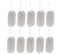 DIYEAH Lot de 20 Pierres Volcaniques Naturelles pour Pédicure, Meuleuses de Pieds Pratiques Anti-callosités, Exfoliantes et Durillons, Accessoires de Soins des Pieds pour Usage