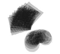 DIYEAH Lot de 20 Tapis Perforés en Maille pour Pots de Fleurs et Bonsaïs - Coussinets de Drainage 10 Cm Ronds 15 Cm Carrés - Doublure Respirante pour Pot Plante Extérieure - Accessoire