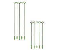 DIYEAH Lot de 20 Tuteurs pour Orchidées Anneaux Supports de Plantes à Tige Unique 10 Pcs 27 CM 10 Pcs 37 CM Résistants aux Intempéries Fixation Anti-Renversement pour Jardin