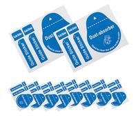 DIYEAH Lot de 200 Autocollants Absorbeur de Poussière pour Écrans de Téléphone Portable et Tablette, Papier Portable Bleu, pour Nettoyage Écran à Tout Moment