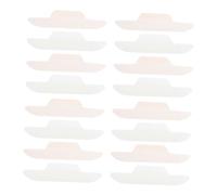 DIYEAH Lot De 24 Coussinets Anti-transpiration Jetables Ultra-minces 290×68 Mm Doublure De Chapeau Blanc Et Beige Absorbants Invisibles Pour Chemises Entretien Professionnel Et Réunions