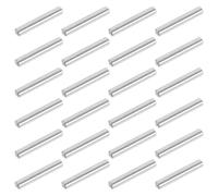 DIYEAH Lot de 24 Goujons de Centrage Cylindriques en Acier Inoxydable 635 MM X 40 MM pour Support d'Étagère Fixation pour Étagères en Bois Armoires et Lits Superposés Usage Maison et