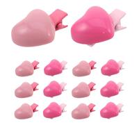 DIYEAH Lot de 24 Pinces à Cheveux de Cœur, Clips Décoratifs Rose et Rose Poudré, Accessoires Saint-valentin pour Filles, Pinces Fonctionnelles pour Frange et Mèches Rebelles, Légères