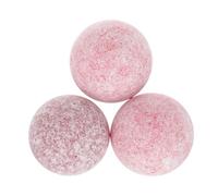 DIYEAH Lot de 3 Balles de Foot 36 Mm en Plastique Abs Rouge Mat, Ballons de Foot de Remplacement Compacts et Légers pour Table de Football, Accessoires Sportifs pour Jeux D'intérieur