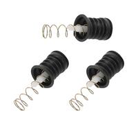 DIYEAH Lot de 3 bouchons de vidange pour lave-linge : joint en caoutchouc à ressort pour vanne de vidange de lave-linge - raccords de bouchon de tuyau d'évacuation - joint d'étanchéité de