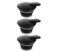 DIYEAH Lot de 3 couvercles de rechange noirs pour carafe isotherme HK1500 | Couvercle en plastique pour cafetière avec joint d'étanchéité, compatible avec bouilloires, carafes à café et