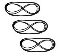 DIYEAH Lot de 3 Élastiques Robustes pour Poubelle 140 Cm, Bandes Porte-paquet Élastiques Réutilisables, Maintien Sécurisé pour Paquet Poubelle Domestiques et Professionnels, Usage