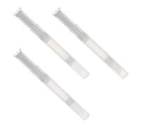 DIYEAH Lot de 3 Flacons pour Gloss à Lèvres 5 Ml Transparents Stylo Vide Rotatif Brosse, Applicateur en Silicone et Embout en Velours Étanches, Rechargeables et Portables pour