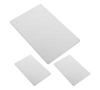 DIYEAH Lot de 3 Plaques de Refroidissement en Acier Inoxydable 12 X 8 CM pour Lapins et Hamsters Assiette Rafraîchissante Solide pour Cage D’Animaux de Compagnie Absorbe Efficacement