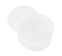 DIYEAH Lot de 3 Plateaux de Masques en Silicone Blanc pour Fabrication Diy, Moules à Masques Faciaux à Base D’algues et Boue, Légers et Pratiques pour Soins Visage à Domicile