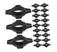 DIYEAH Lot De 30 Anneaux De Microphone De Rechange Anneaux Anti-Roulement Pour Microphone À Main Noirs