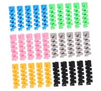 DIYEAH Lot de 30 Gaines de Protection de Câble en Silicone, Protecteur Flexible pour Chargeur de Téléphone, Résiste aux Pliages Répétés