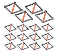 DIYEAH Lot de 30 Outils de Réparation pour Boîtier d'Interrupteur 86 Type Tiges de Fixation en Acier Isolé Gris Foncé Manchon Isolant Accessoires Universels pour Réparation et