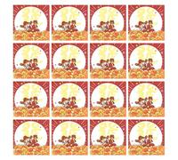 DIYEAH Lot de 30 petits blocs-notes adhésifs : Blocs-notes autocollants « de la bonne fortune » pour le Nouvel An, avec de jolis dessins animés et des motifs repositionnables, parfaits pour la