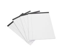 DIYEAH Lot De 4 Blocs-notes Juridiques A4 Lignés à Grands Carreaux, Papier Blanc Épais Anti-traversée, Support Rigide Pour Écriture Mobile, Pour Étudiants Et Prise De Notes En Cours