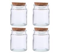 DIYEAH Lot de 4 bocaux en Verre avec couvercles, contenants de prière et d'espoir pour Encouragement Quotidien, Souvenir chrétien de Noël inspirant pour Femmes et Hommes