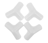 DIYEAH Lot de 4 Connecteurs Coudés 3 Voies pour Parc Bébé Pièces Détachées 22 MM Raccords Plastiques Beige Accessoires pour Clôture Intérieure et Extérieure Usage Sécurisé en