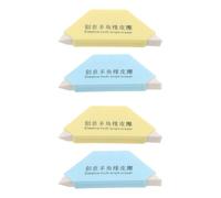 DIYEAH Lot de 4 gommes à dessin flexibles multi-angles pour croquis et détails fins - Papeterie de dessin portable pour étudiants et amateurs d'art