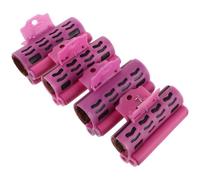 DIYEAH Lot de 4 Pinces à Rouleaux Chauffantes en Plastique, Grandes et Petites Tailles, Clip de Protection Thermique pour Bigoudis, Résistance la Chaleur, Usage Salon et Coiffure