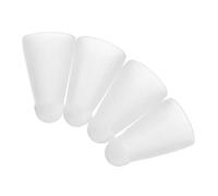 DIYEAH Lot De 4 Stylets De Rechange en Gel De Silice Transparent Antidérapants pour Stylos Et Crayons