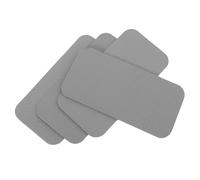 DIYEAH Lot De 4 Tapis De Protection Pour Machine À Coudre Amortisseur De Bruit Coussin De Vibration Antidérapant Tapis De Pédale Gris Tpe