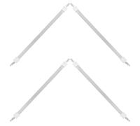 DIYEAH Lot de 4 Tiges Chauffantes en Quartz pour Radiateur D'appoint Électrique, Résistance Élevée la Température, Installation Facile, Usage Intérieur et Domestique
