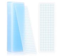 DIYEAH Lot de 40 supports de ruban adhésif Washi - Planches de rangement décoratives pour scrapbooking, fournitures de bureau, marque-pages en plastique