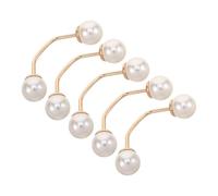 DIYEAH Lot De 5 Boutons Anti-Lumière Pour Chemise Écharpe Strass Revers Chemise Bouton Rond Détachable Vêtements Pour Femmes Épingle De Boutons Fixes En