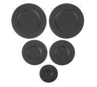 DIYEAH Lot de 5 chapeaux de brûleur à gaz de rechange : compatibles avec les accessoires et pièces détachées pour brûleurs de cuisinière à gaz SABAF - Couvercles en fer pour la cuisine familiale