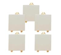 DIYEAH Lot de 5 Mini Chevalets en Bois de Pin Pliables pour Téléphone Portable et Peinture, Support Écologique et Décoration Intérieure Créative pour Maison