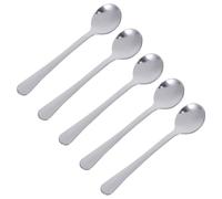 DIYEAH Lot de 5 petites cuillères de service pour condiments, pour pots à | Cuillère miniature de 7,5 cm pour le thé ou les sauces, doseuse pour le sel et le sucre
