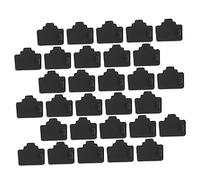 DIYEAH Lot de 50 Bouchons De Protection Rj45 Anti-poussière pour Prise Réseau Ethernet Pc Et Routeur, Design Compact Et Solide, Usage Informatique Bureau Noir