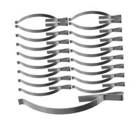 DIYEAH Lot de 50 Clips De Fixation pour Moustiquaire Ressort en Acier Inoxydable Robuste Facile à Installer pour Fenêtres Pièces De Remplacement