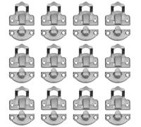 DIYEAH Lot de 50 Loquets de Coffre : Loquet à Bascule en Alliage de Zinc, Fermoirs à Boucle Métallique pour Sacs, Quincaillerie de Meubles, Loquet de Coffre Au Trésor pour Valise, Boîte à Outils