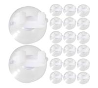 DIYEAH Lot de 50 Pinces à Ventouse Transparentes pour Aquarium Fixation Ouverte pour Tuyaux d'air et Eau de 16 MM Support Solide pour Tubes Souples Compatible Pompe et Système de