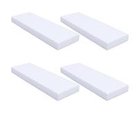 DIYEAH Lot de 6 Blocs Rectangulaires en Écume Blanche 30x15x2,5 Cm pour Bricolage et Décoration de Gâteau Diy, Pouvant être Coupés et Peints